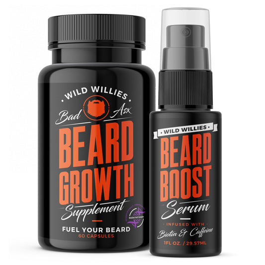 Bad Ass Beard Growth Beard Growth Wild-Willies Capsules 