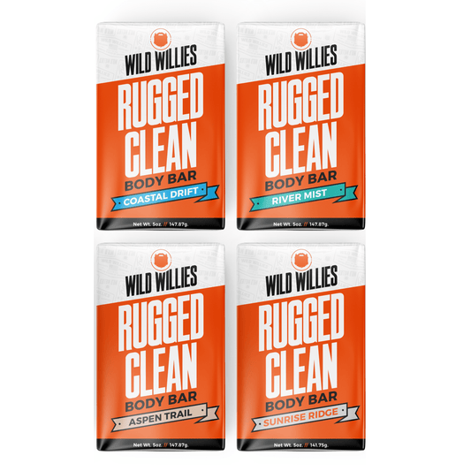 Rugged Clean - 4 Count Skin & Body Wild Willies 