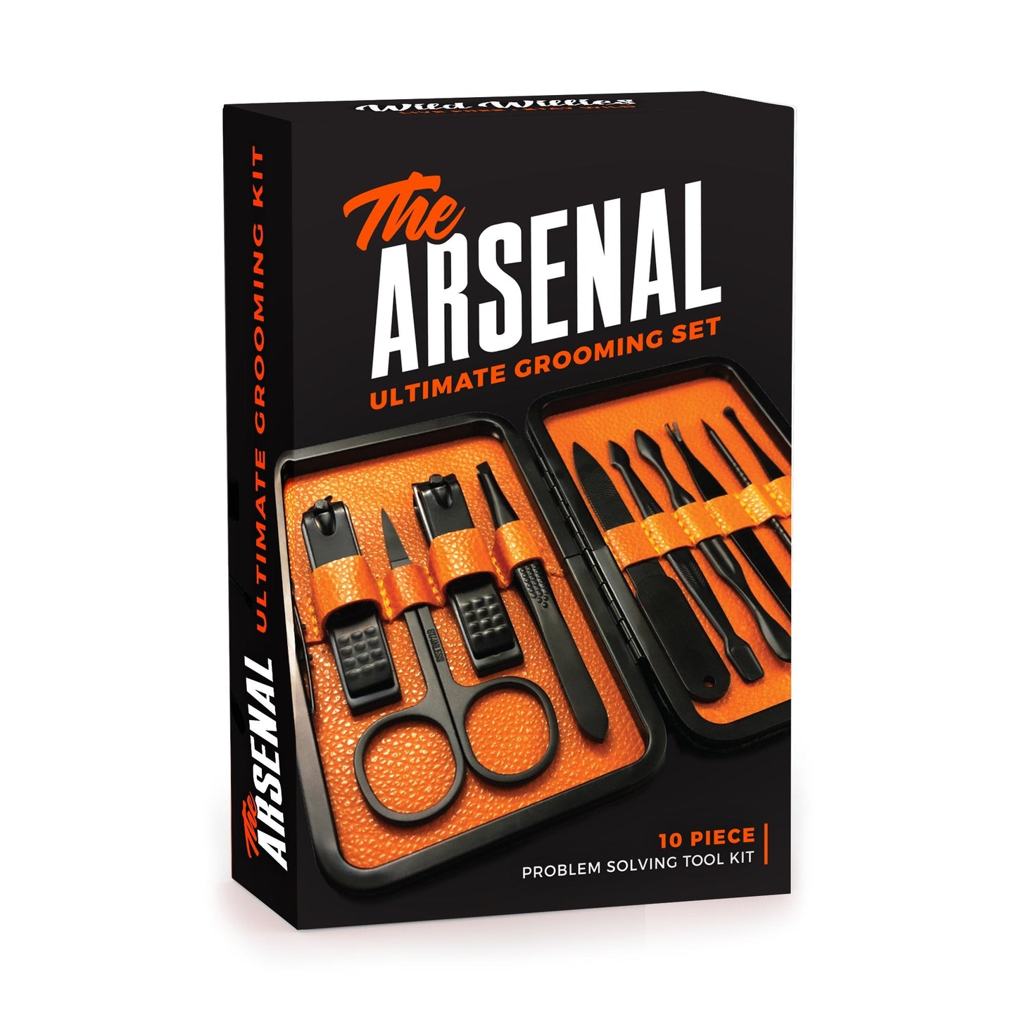 The Arsenal Mens Grooming Kit Wild-Willies 