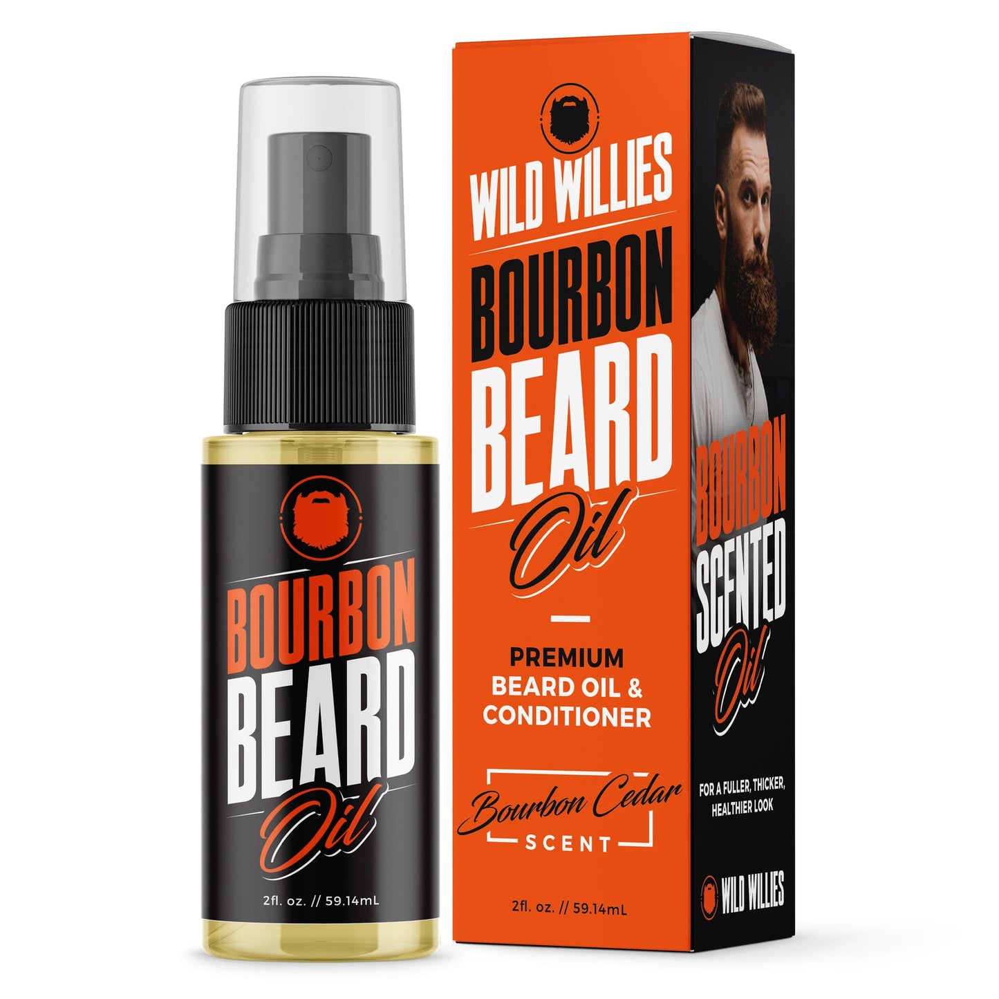 Beard Oils Wild-Willies Bourbon Cedar 