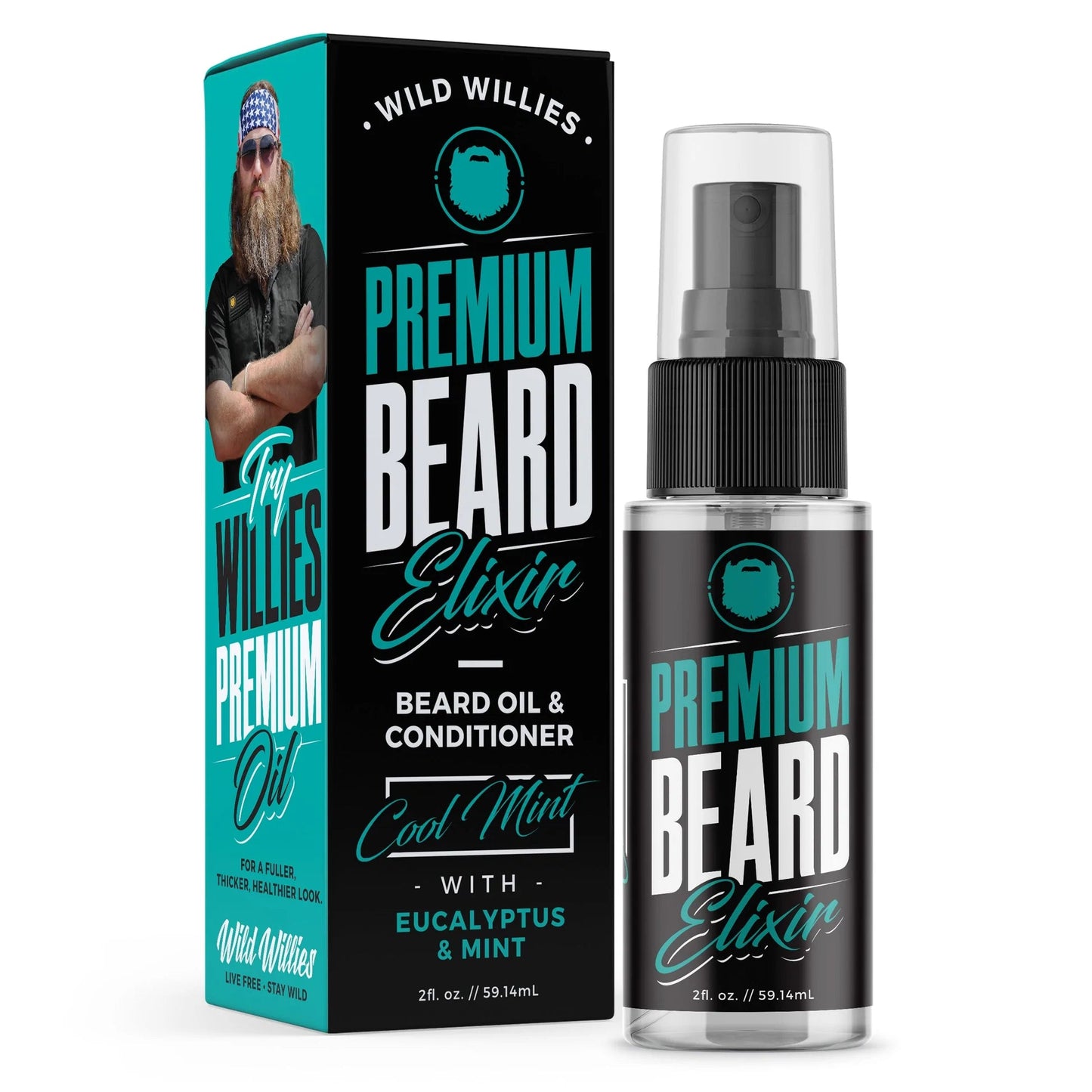 Beard Oil Wild-Willies Cool Mint 