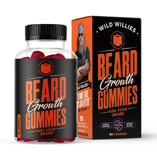 Wild-Willies Beard Growth Supplement Gummies