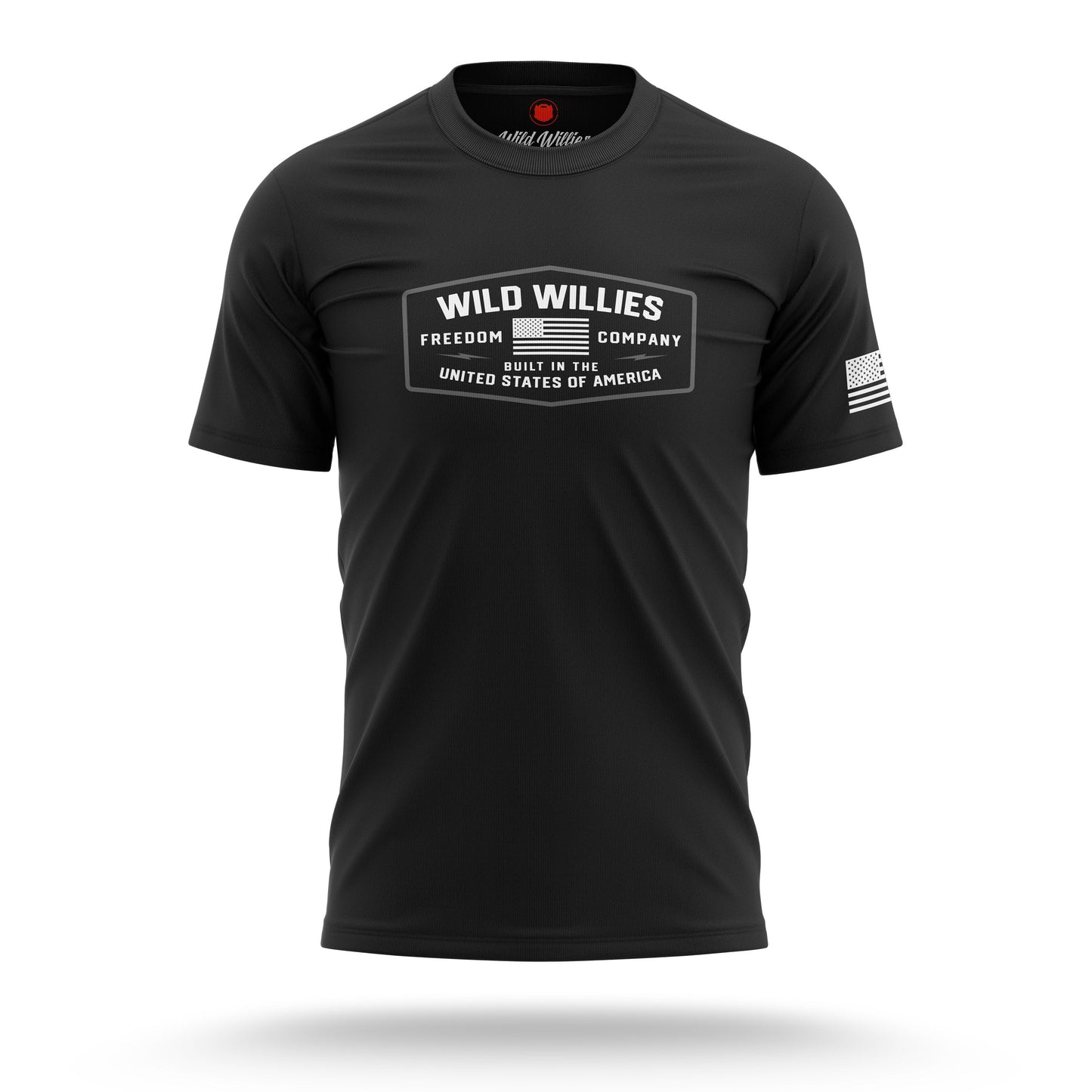 Freedom Co. Crest - T-Shirt T-Shirt Wild-Willies S Black 