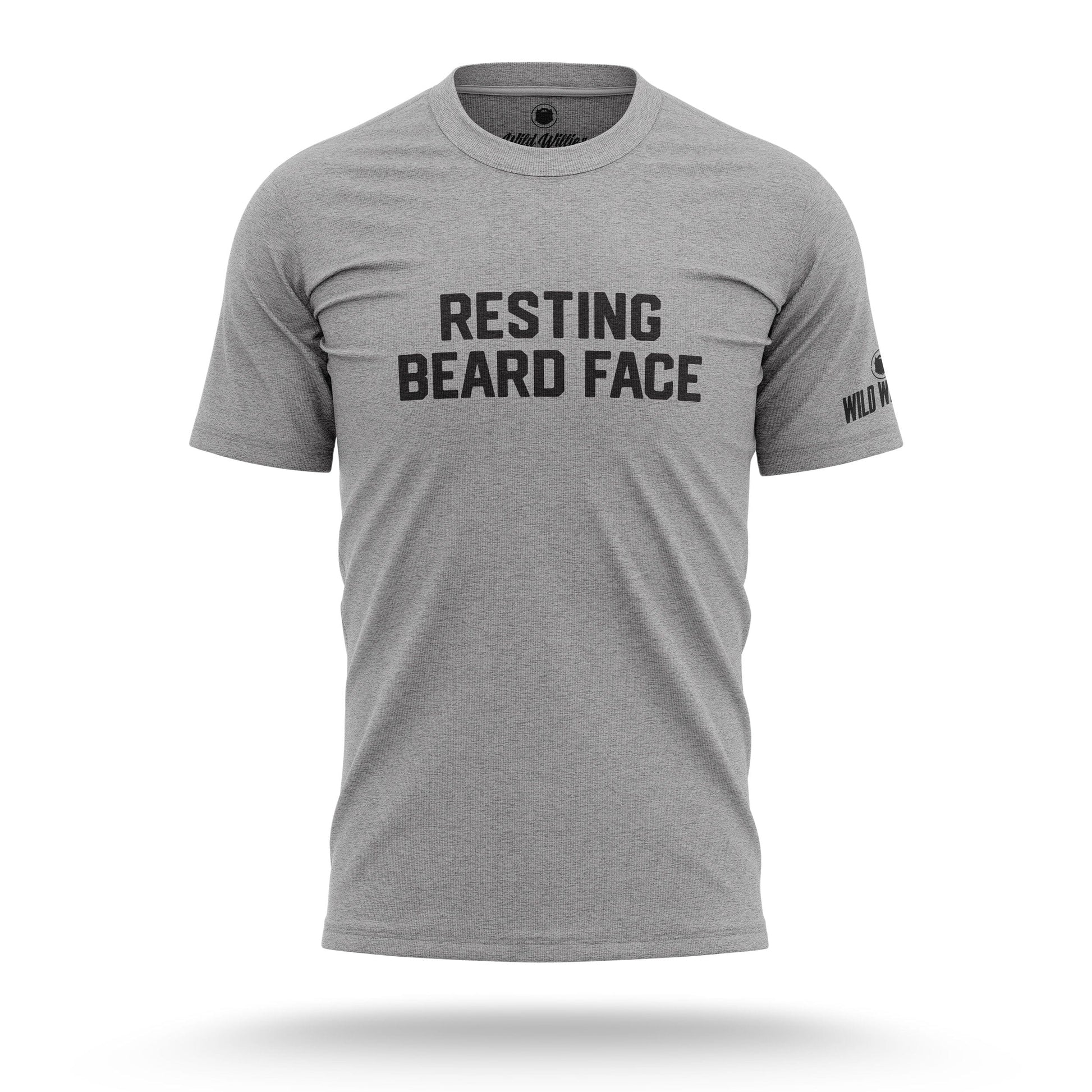 Resting Beard Face - T-Shirt T-Shirt Wild-Willies 