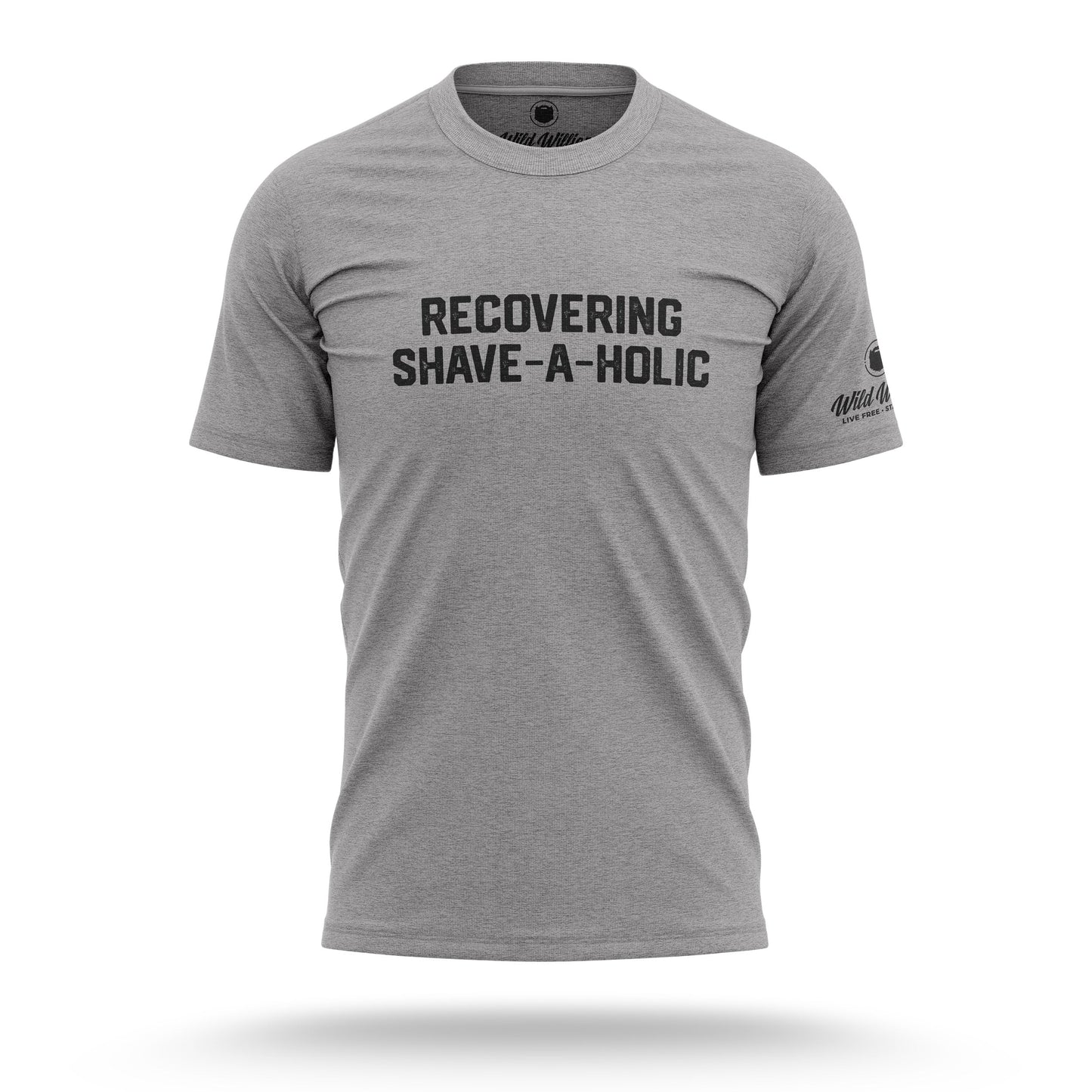Recovering Shave-A-Holic T-Shirt T-Shirt Wild-Willies S Gray 